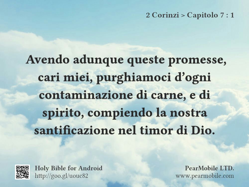 2 Corinzi, Capitolo 7:1